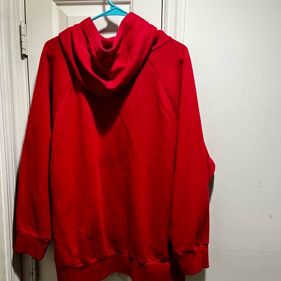 Pink VS sweatshirt/ pullover with gold sequins and hoodie - Picture 2 of 11